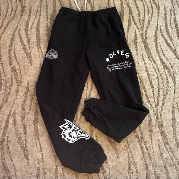 Darc Sport Black Wolves Track Pants - Picture 1 of 2